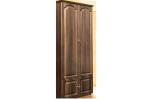 Двухстворчатый шкаф для одежды в гостиную Романтика ВК-09-17 Двухстворчатый шкаф для одежды в гостиную Романтика ВК-09-17