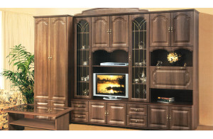 Стенка для гостиной Романтика ВК-09.1 от Мебель-Неман Стенка для гостиной Романтика ВК-09.1 от Мебель-Неман