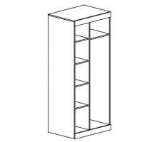 Двухстворчатый шкаф для одежды Веста МН-130-01 Двухстворчатый шкаф для одежды Веста МН-130-01