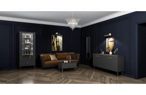 Шкаф-витрина Лоренсо МН-043-25 Шкаф-витрина Лоренсо МН-043-25