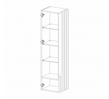 Шкаф-витрина навесной Лоренсо МН-043-02/03 Шкаф-витрина навесной Лоренсо МН-043-02/03