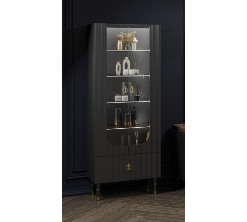 Шкаф-витрина Лоренсо МН-043-25 Шкаф-витрина Лоренсо МН-043-25