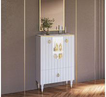 Комбинированный шкаф витрина Лоренсо МН-043-01 белый Комбинированный шкаф витрина Лоренсо МН-043-01 белый