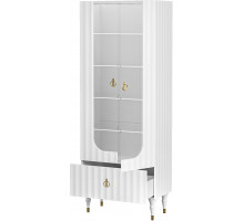 Шкаф-витрина Лоренсо МН-043-25 белый Шкаф-витрина Лоренсо МН-043-25 белый