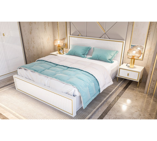 Спальня Люксор 2 (Белый глянец) Спальня Люксор 2 (Белый глянец)