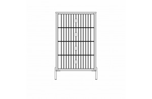 Бельевой комод для спальни Люксор МН-042-13 Бельевой комод для спальни Люксор МН-042-13