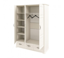 Шкаф трехстворчатый Марсель (крем) МН-126-03(1) Шкаф трехстворчатый Марсель (крем) МН-126-03(1)