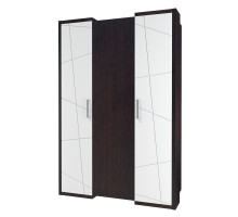 Трехдверный шкаф гардероб для одежды с зеркалом Барселона МН-115-03-220 Трехдверный шкаф гардероб для одежды с зеркалом Барселона МН-115-03-220