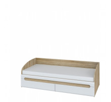 Односпальная кровать с 2-мя ящиками Леонардо МН-026-12 Односпальная кровать с 2-мя ящиками Леонардо МН-026-12