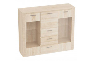 Широкий комод с баром для гостиной Элана  Широкий комод с баром для гостиной Элана