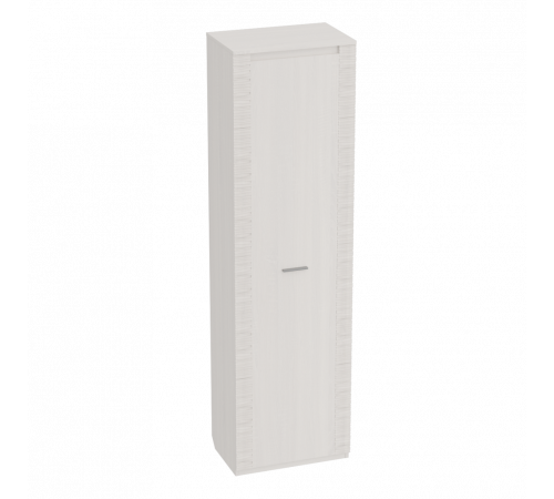 Одностворчатый шкаф с полками для спальни Элана, цвет Бодега белая Одностворчатый шкаф с полками для спальни Элана, цвет Бодега белая