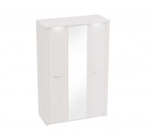 Трехстворчатый шкаф гардероб для спальни Элана, цвет Бодега белая Трехстворчатый шкаф гардероб для спальни Элана, цвет Бодега белая