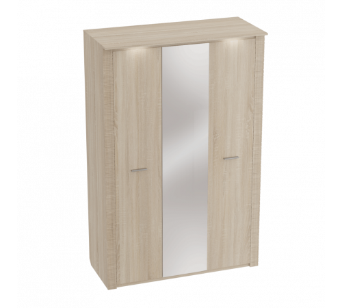 Трехстворчатый шкаф гардероб для спальни Элана, цвет Бодега белая Трехстворчатый шкаф гардероб для спальни Элана, цвет Бодега белая