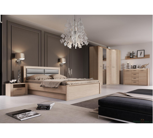 Спальня Элана от МебельГрад, комплектация 1 Спальня Элана от МебельГрад, комплектация 1