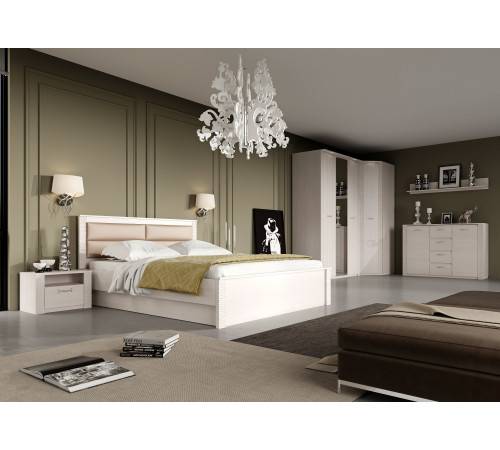 Спальня Элана от МебельГрад, комплектация 1 Спальня Элана от МебельГрад, комплектация 1