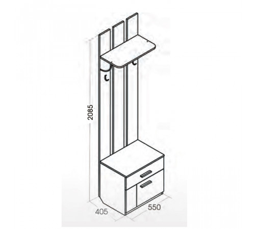 Прихожая Элана от МебельГрад Прихожая Элана от МебельГрад