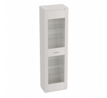 Одностворчатая витрина с ящиком для гостиной Элана Одностворчатая витрина с ящиком для гостиной Элана