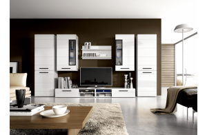 Низкая тумба под телевизор Кёльн-1750 Белый Аляска Низкая тумба под телевизор Кёльн-1750 Белый Аляска