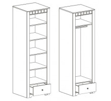 Шкаф  Прованс однодверный платяной Шкаф  Прованс однодверный платяной