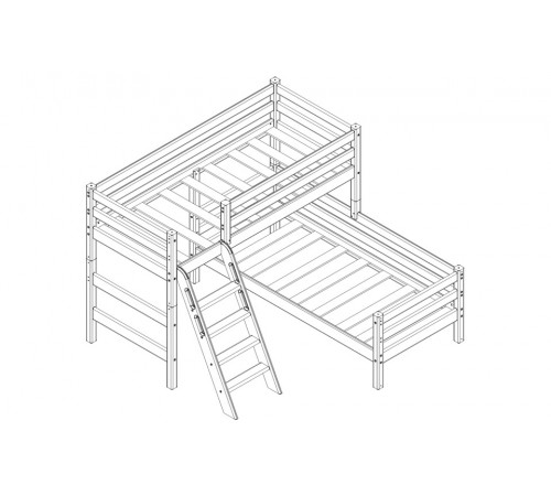 Двухъярусная детская кровать Соня Вариант-8 Двухъярусная детская кровать Соня Вариант-8