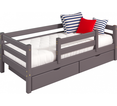 Вариант 4 Кровать "Соня" Лаванда с защитой по центру Вариант 4 Кровать "Соня" Лаванда с защитой по центру