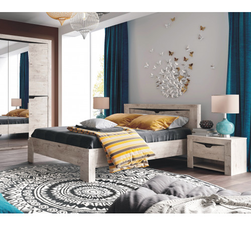 Двуспальная кровать Соренто  Двуспальная кровать Соренто