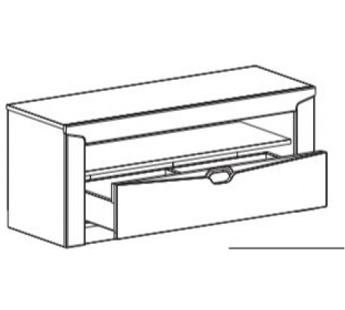 Тумба под ТВ Соренто с ящиком дуб бонифаций Тумба под ТВ Соренто с ящиком дуб бонифаций