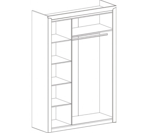 Шкаф для одежды трехдверный Соренто Дуб стирлинг Шкаф для одежды трехдверный Соренто Дуб стирлинг