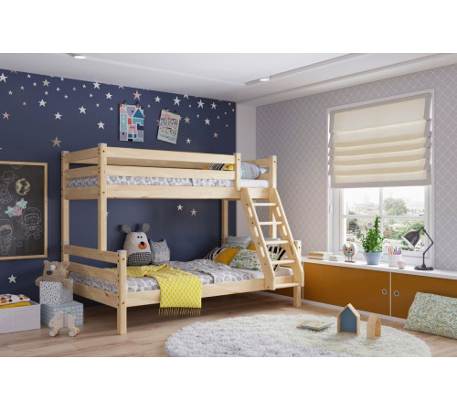 Двухъярусная кровать Адель (прозрачный лак) Двухъярусная кровать Адель (прозрачный лак)