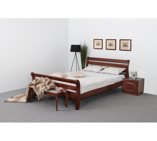 Односпальная кровать Аврора (орех светлый) Односпальная кровать Аврора (орех светлый)