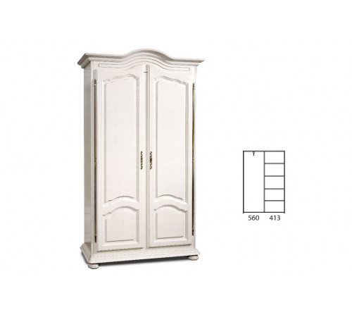 Шкаф 1240 Давиль ММ-126-49 (белая эмаль) Шкаф 1240 Давиль ММ-126-49 (белая эмаль)