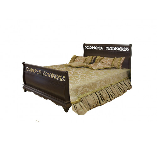 Двуспальная кровать Оскар ММ-216-02/16 (орех) Двуспальная кровать Оскар ММ-216-02/16 (орех)