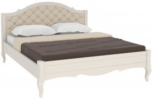 Двуспальная кровать Авиньон MUR-111-01/1 с каретной стяжкой Двуспальная кровать Авиньон MUR-111-01/1 с каретной стяжкой