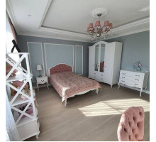 Двуспальная кровать Флоренция MUR-112-01/1 с каретной стяжкой Двуспальная кровать Флоренция MUR-112-01/1 с каретной стяжкой