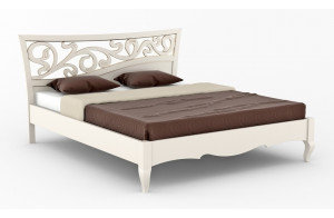 Двуспальная кровать Лиана MUR-114-01 (коса патина) Двуспальная кровать Лиана MUR-114-01 (коса патина)