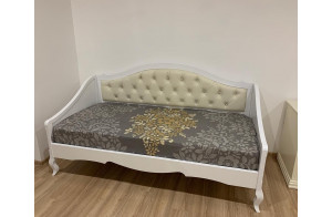 Односпальная кровать Анджелика MUR-115-01/1 с каретной стяжкой Односпальная кровать Анджелика MUR-115-01/1 с каретной стяжкой