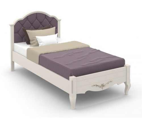 Односпальная кровать Флоренция MUR-112-01/1 с каретной стяжкой Односпальная кровать Флоренция MUR-112-01/1 с каретной стяжкой