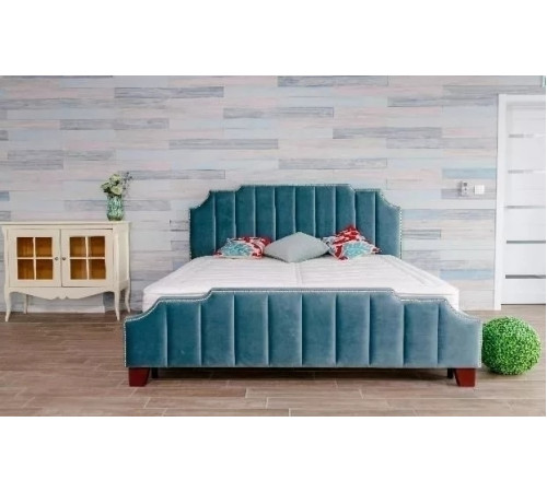 Двуспальная кровать Форсайт MUR-IK-FORS с мягкой спинкой Двуспальная кровать Форсайт MUR-IK-FORS с мягкой спинкой