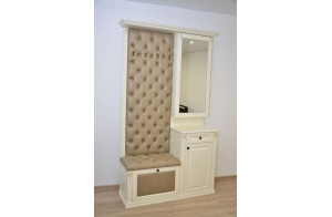 Прихожая Милан MUR-110p-03 с зеркалом и тумбой Прихожая Милан MUR-110p-03 с зеркалом и тумбой