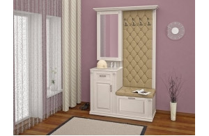 Прихожая Милан MUR-110p-03 с зеркалом и тумбой Прихожая Милан MUR-110p-03 с зеркалом и тумбой