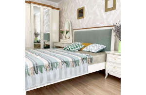 Двуспальная кровать Римини MUR-118-01/1 с мягкой вставкой Двуспальная кровать Римини MUR-118-01/1 с мягкой вставкой