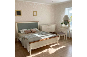 Двуспальная кровать Римини MUR-118-01/1 с мягкой вставкой Двуспальная кровать Римини MUR-118-01/1 с мягкой вставкой