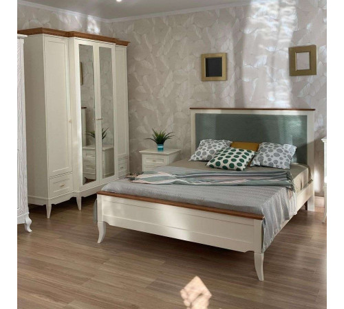 Двуспальная кровать Римини MUR-118-01/1 с мягкой вставкой Двуспальная кровать Римини MUR-118-01/1 с мягкой вставкой