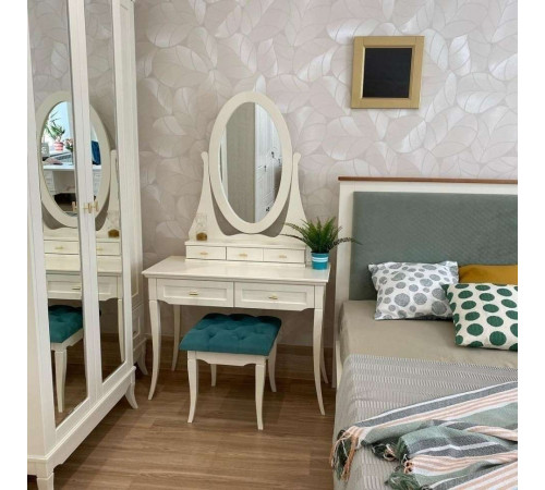 Туалетный столик Римини MUR-118-07 с зеркалом Туалетный столик Римини MUR-118-07 с зеркалом