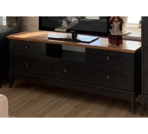 Тумба под телевизор Римини MUR-118-13/5(1) на ножках (RAL 7022) Тумба под телевизор Римини MUR-118-13/5(1) на ножках (RAL 7022)