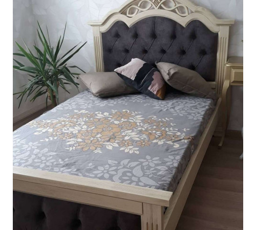 Односпальная кровать Венеция MUR-101-01 с каретной стяжкой Односпальная кровать Венеция MUR-101-01 с каретной стяжкой