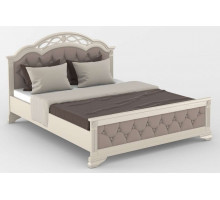 Односпальная кровать Венеция MUR-101-01 с каретной стяжкой Односпальная кровать Венеция MUR-101-01 с каретной стяжкой