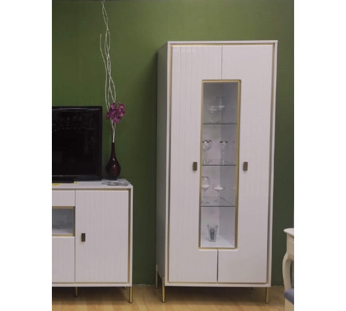 Шкаф комбинированный в гостиную Люксор МН-042-04 Распродажа с экспозиции Шкаф комбинированный в гостиную Люксор МН-042-04 Распродажа с экспозиции