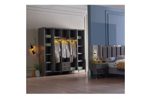 Пятистворчатый шкаф Gravita (Гравита) GRAV-33 Пятистворчатый шкаф Gravita (Гравита) GRAV-33