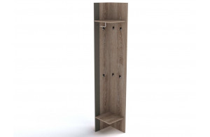 Напольная угловая вешалка для одежды ПХ-3 (ЯТ) Ханна с полками Напольная угловая вешалка для одежды ПХ-3 (ЯТ) Ханна с полками